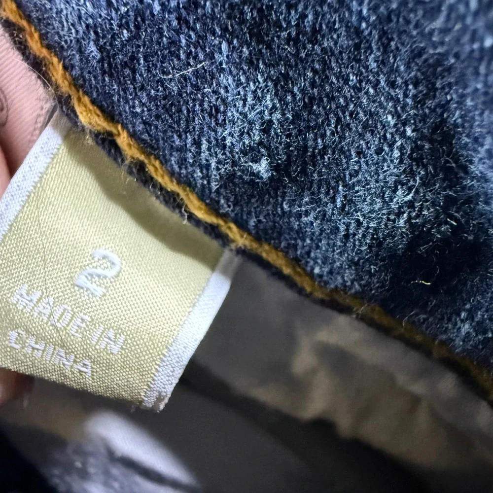 Michael Kors Womens Blue Skinny Jeans Zip Pockets Size 2‎